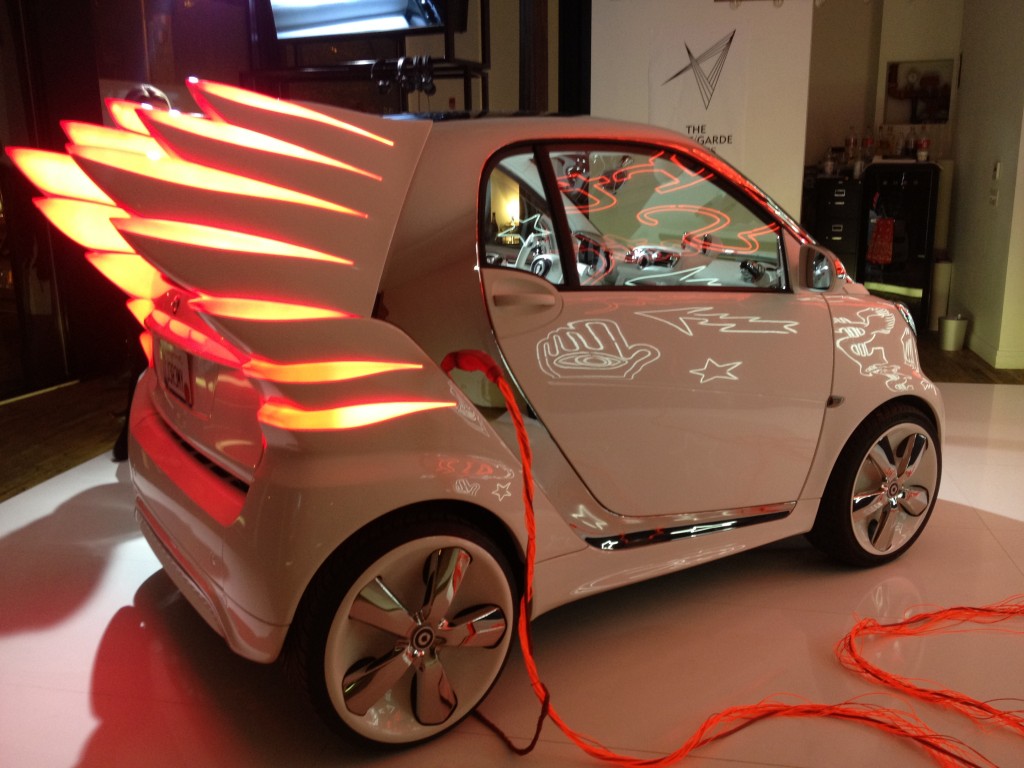 smart fortwo electric drive by jeremy scott