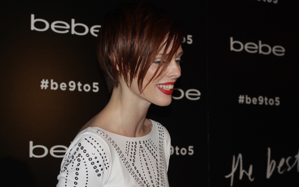 Coco Rocha at bebe #9to5 event