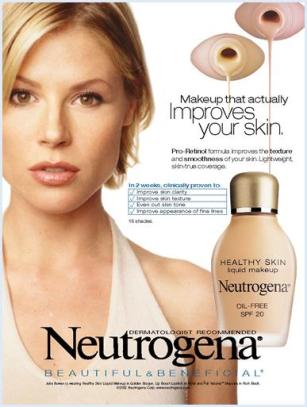 Julie Bowen's Neutrogena Ad, 2001