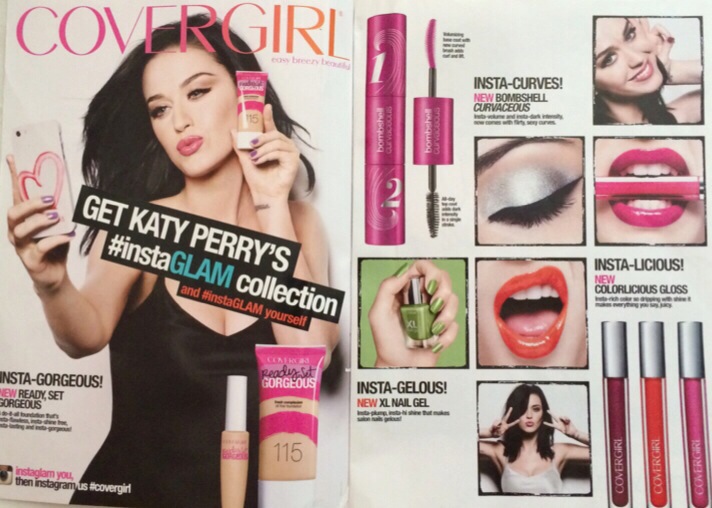 Katy Perry Covergirl #instaglam collection