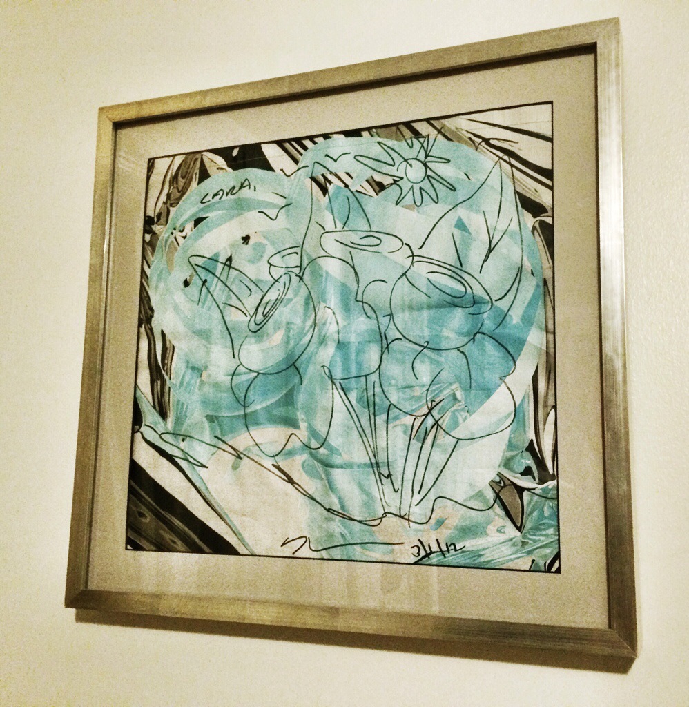 My framed custom Jeff Koons!