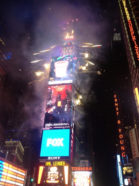 Time Square ball drop