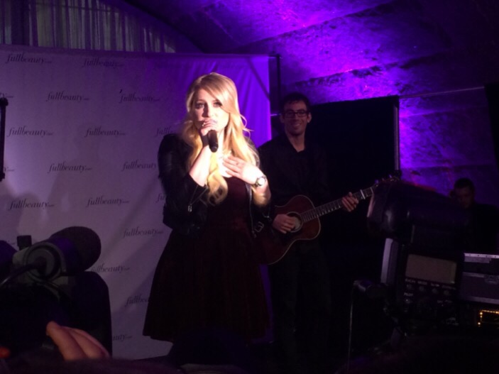 Meghan Trainor at the full beauty.com launch party
