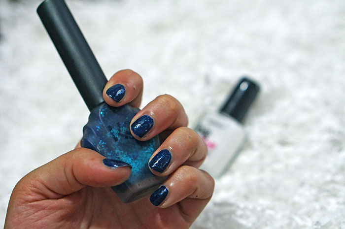 knock out hedwig midnight nail polish