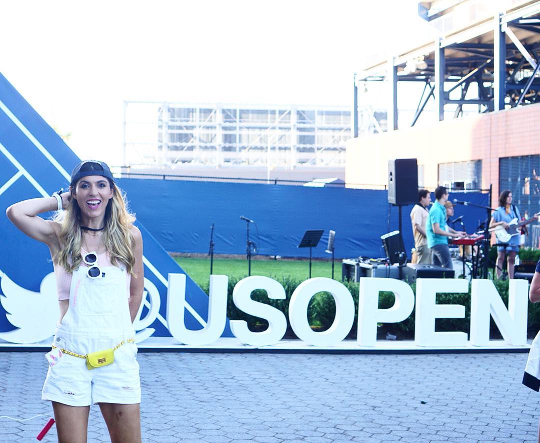 Such an awesome day! Thank you @americanexpress for an epic @USOpen experience#BlueCashEveryday #AmexTennis #USOpen #Sponsored