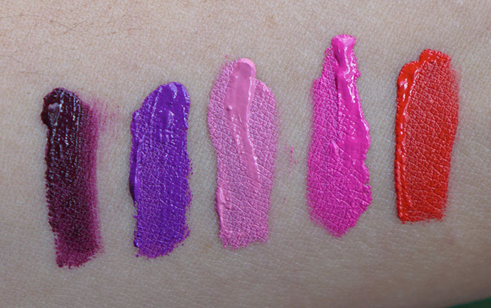 MAC-cosmetics-Retro-Matte-Liquid-Lipcolour-lipstick-swatches