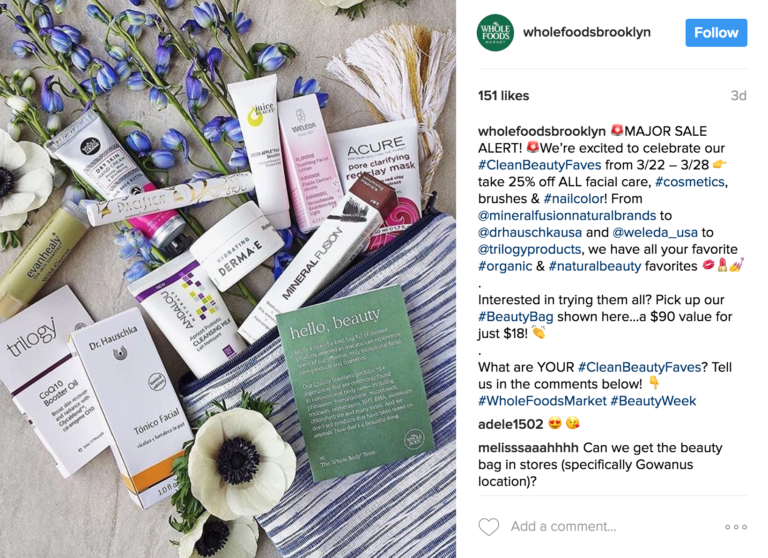 Beauty Week at Whole Foods Pretty Connected