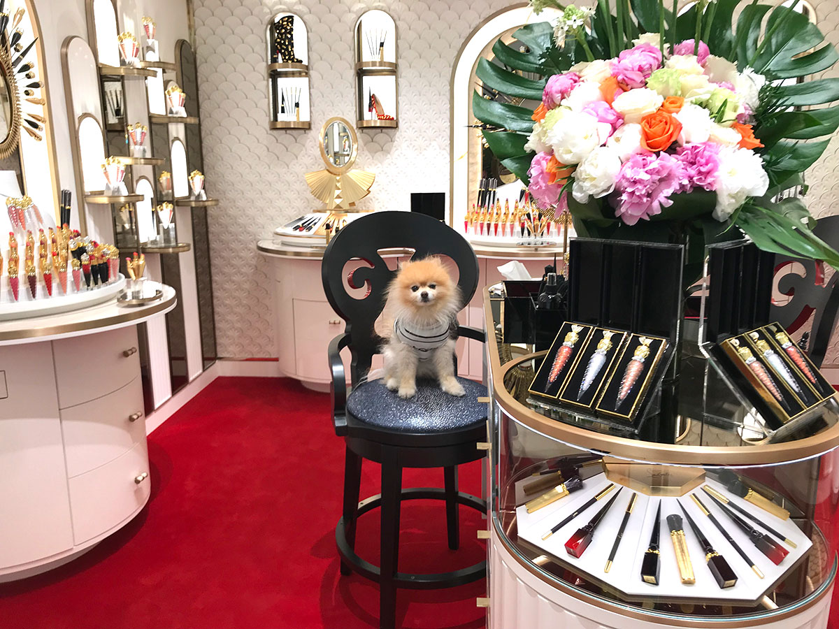 Louboutin Boutique beauty at Saks fifth avenue